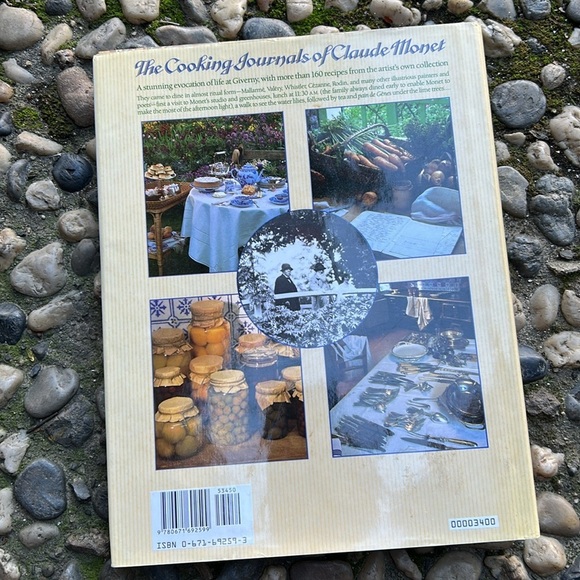 VTG 1989 "Monet's Table: The Cooking Journals of Claude Monet" Hardback Book - Picture 2 of 16
